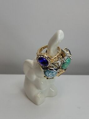Elephant Ring Holder With Sz 10 Rings